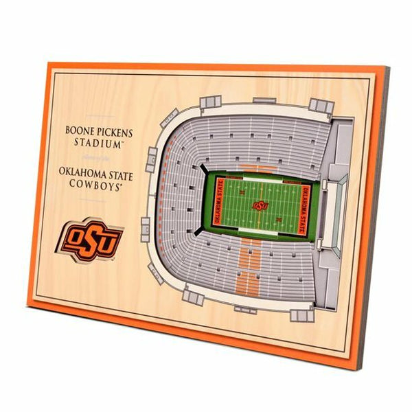 YouTheFan Oklahoma State Cowboys Boone Pickens Stadium 3D Desktop Display