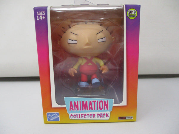 The Loyal Subjects Stewie Griffin Action Vinyl Figure with Tricycle & Ray Gun