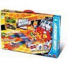 Maisto Muscle Machine Garage 2-Lane Smash-Up Playset