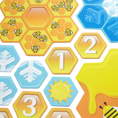 Mattel Games Buzzy Bear Cooperative Kids Game for 2 to 4 Players 3 Years Old & Up with 3 Levels of Play