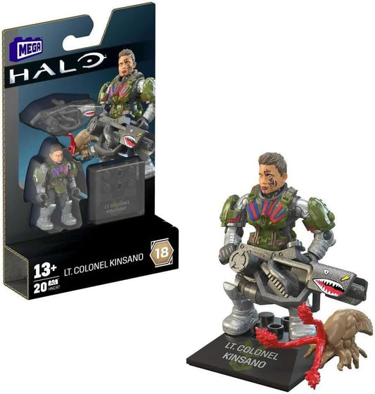 Mega Construx Halo Heroes LT. Colonel Kinsano Series 18