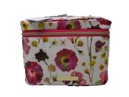 Tartan + Twine Deluxe Train Case – White Floral