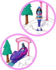 Barbie Mini Land Collectible Playset with 1.5-Inch Doll