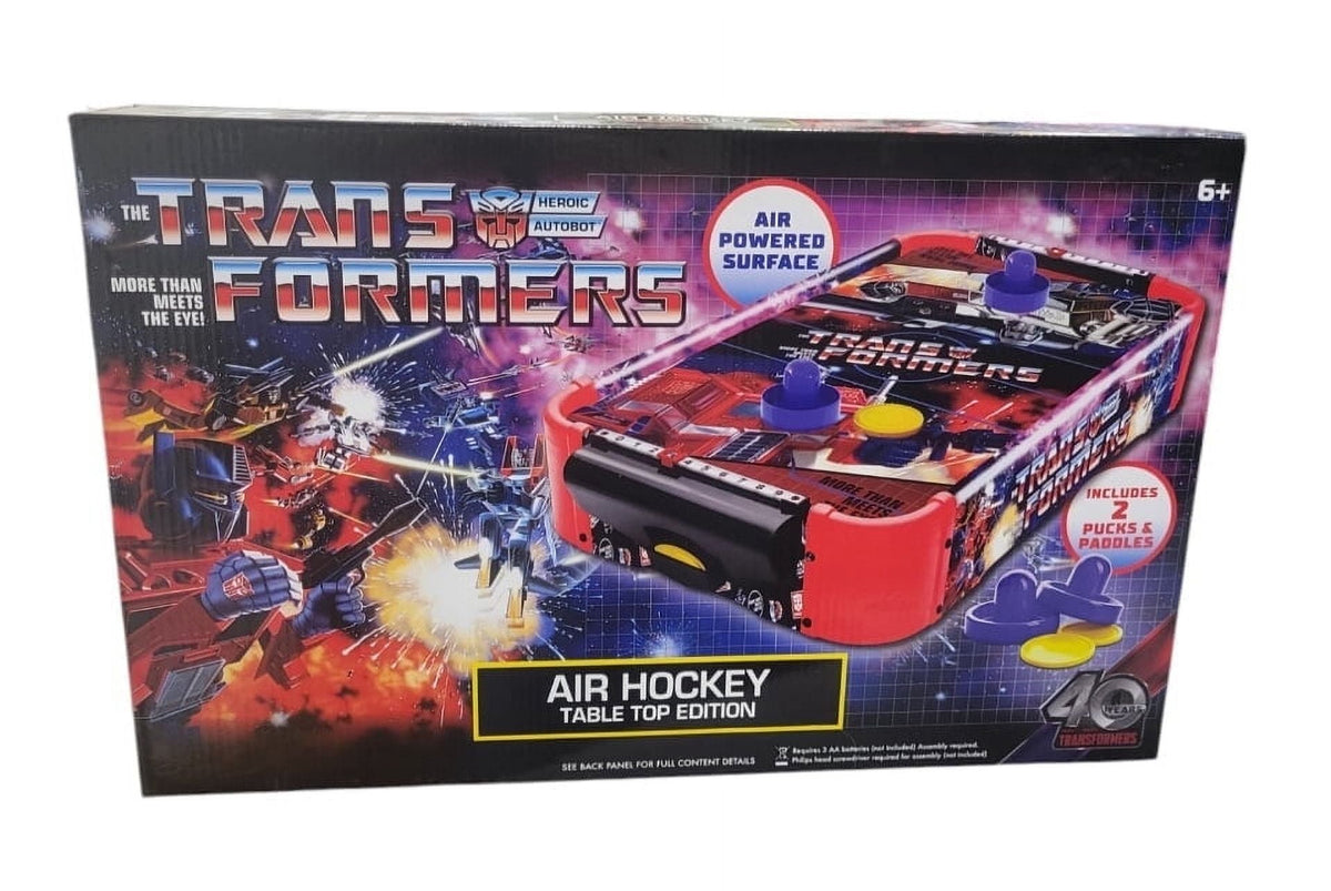 Forever Clever Transformers Air Hockey Tabletop Game for Kids