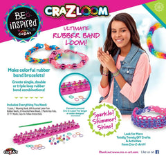 Cra-Z-Art Be Inspired Ultimate Rubber Band Loom – Neon Edition