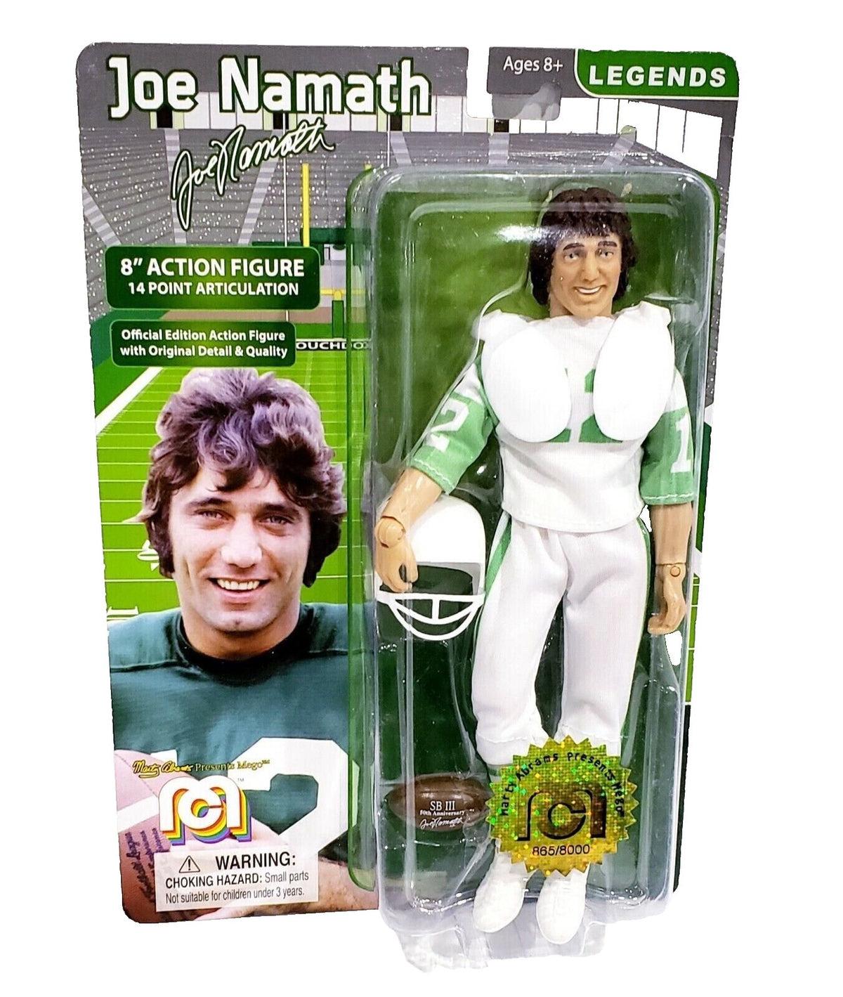 McFarlane Joe Namath New York Jets 8 Inch Figure