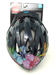 Bell Bia Youth Bike Helmet – Black Floral with Safety Lights