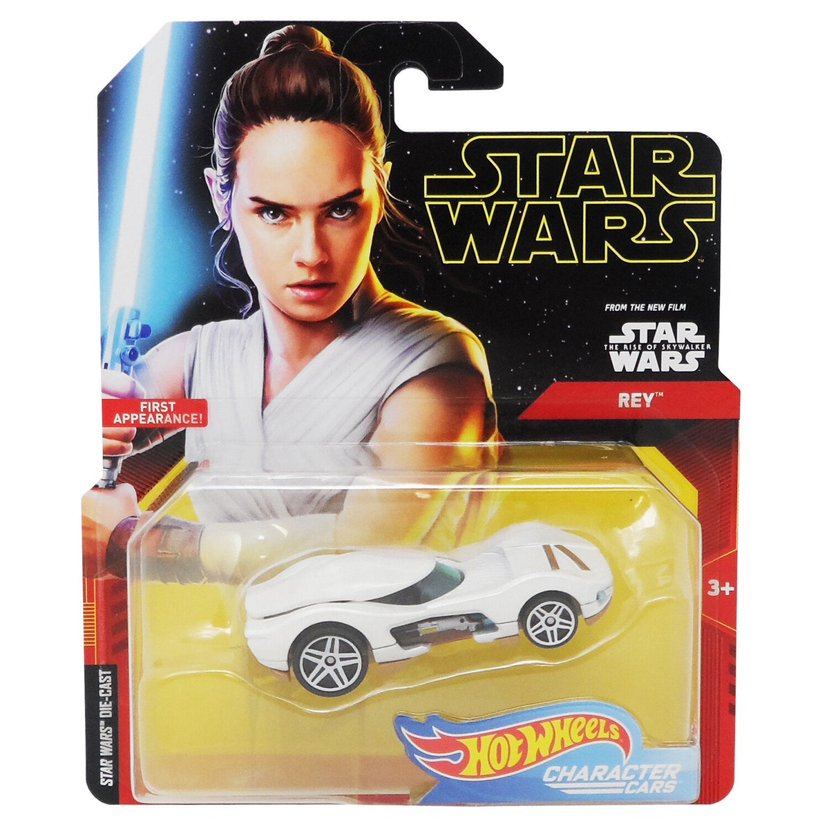 Hot Wheels Star Wars Rey Character Car | Die-Cast Collectible