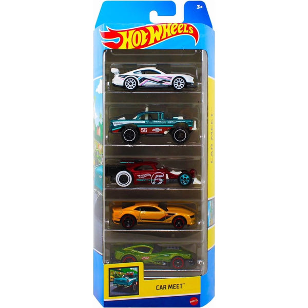 Hot Wheels 2024 HW Car Meet 5-Pack Die-Cast Vehicle Collection