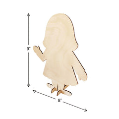 Leisure Arts Wood Garden Gnome Craft Kit – Basics Girl