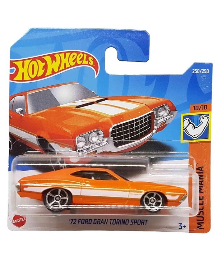 Hot Wheels '72 Ford Gran Torino Sport — Muscle Mania 10/10 25/250