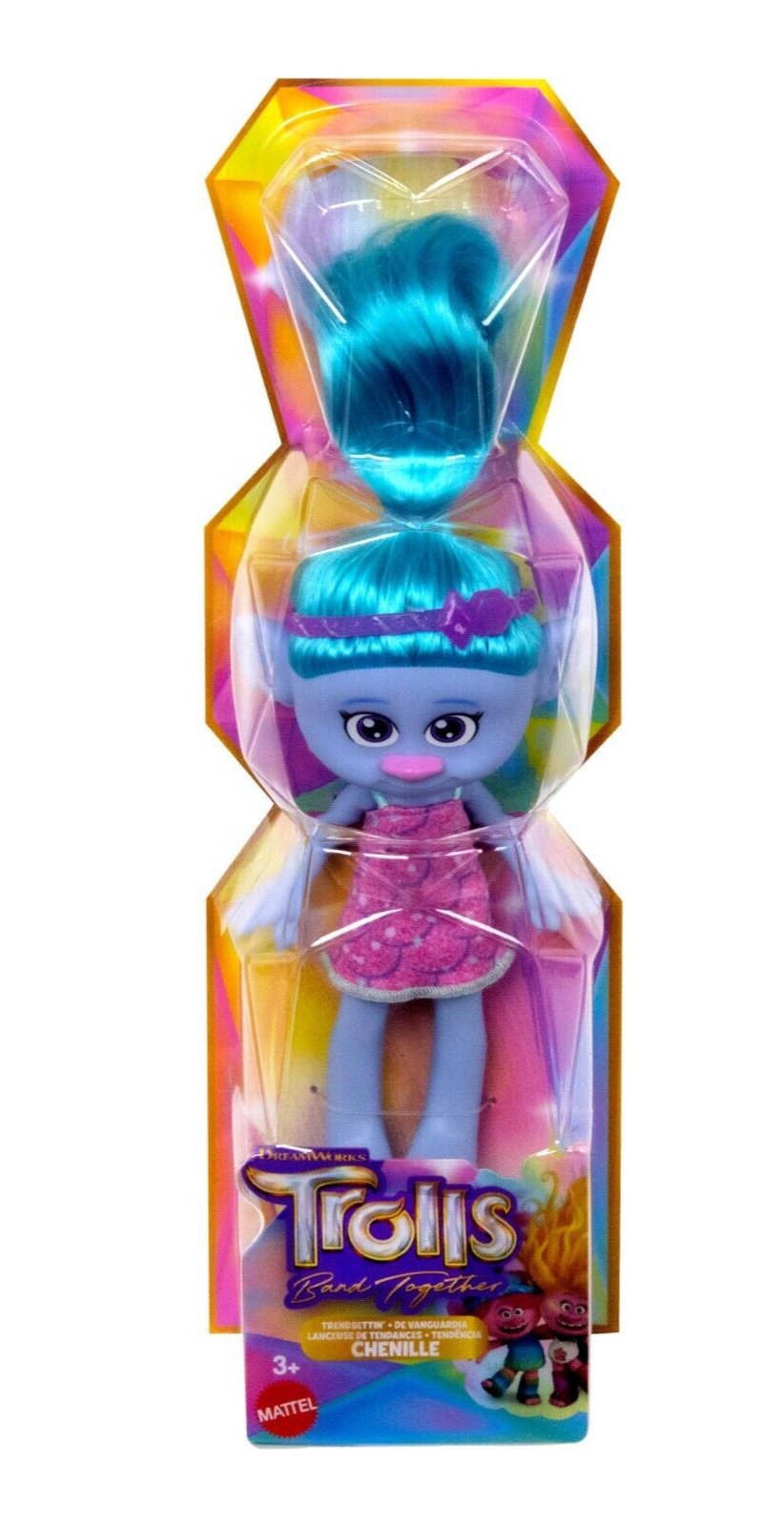 Mattel DreamWorks Trolls Band Together Trendsettin' Chenille Fashion Doll