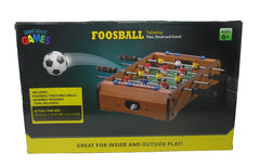 Real Wood Games Tabletop Foosball Set with 2 Balls