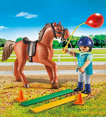 PLAYMOBIL Horse Therapist Playset 9259 – Figure & Horse