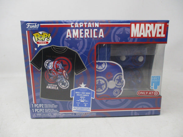 Funko Pop Tees Captain America Art Series Boxed Set – Size L