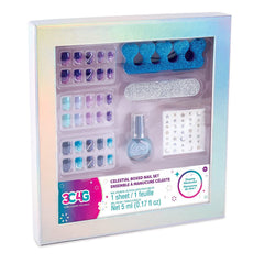 3C4G Celestial Press-On Nail Set for Kids | Stars & Moon