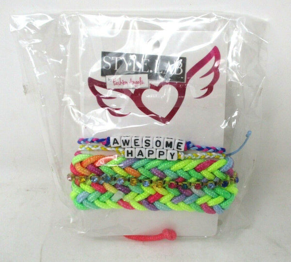 Style Lab Fashion Bracelet Pack — Set of 3 Stackable Bracelets