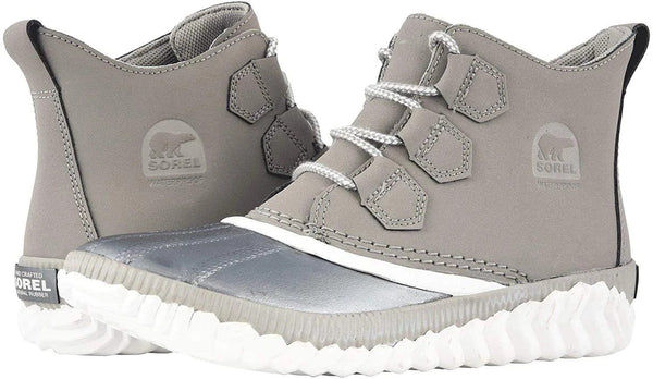 Sorel Out N About Plus Women's Waterproof Glitter Boot – Chrome Grey