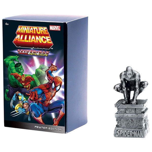 Marvel Legends Spider-Man 4" Pewter Metal Figurine | Lost Wax Cast