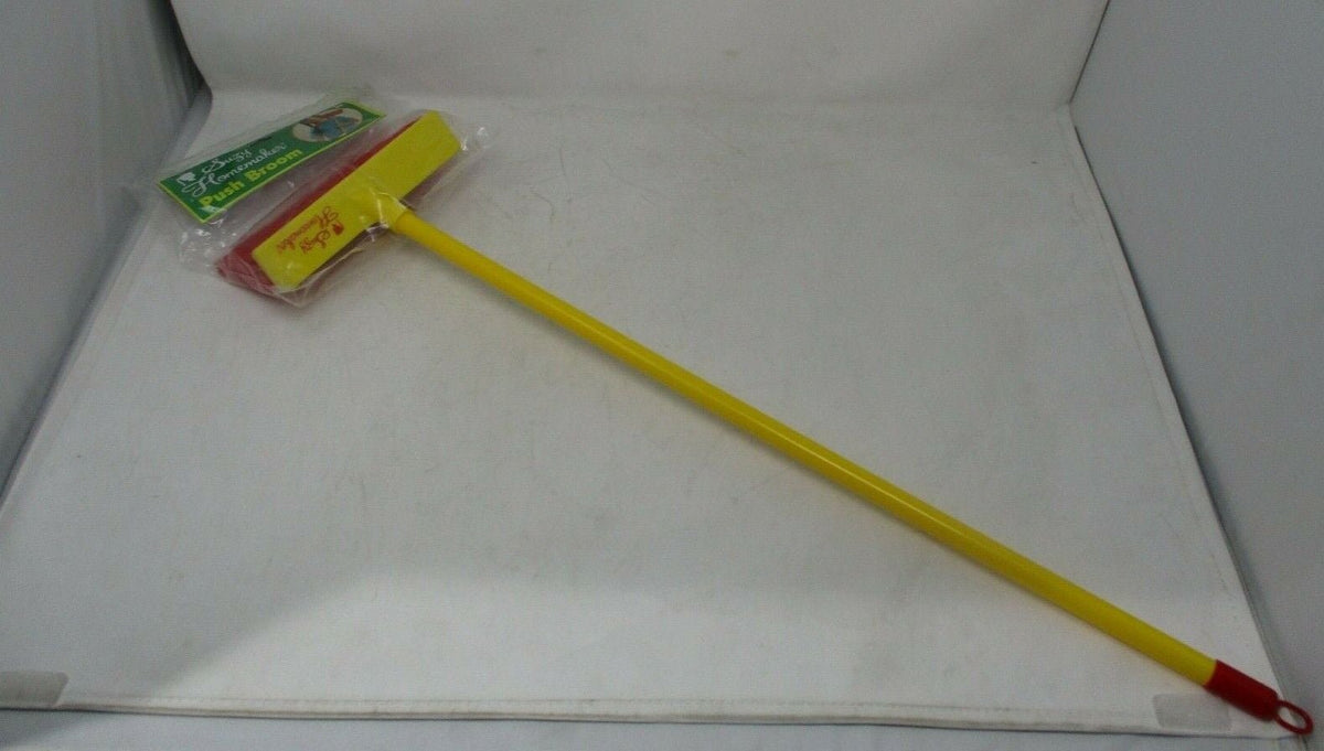 Suzy Homemaker Kids Push Broom – Pretend Play Cleaning Toy