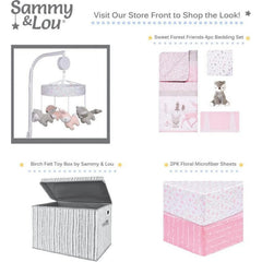 Sammy & Lou Sweet Forest Friends Musical Crib Mobile
