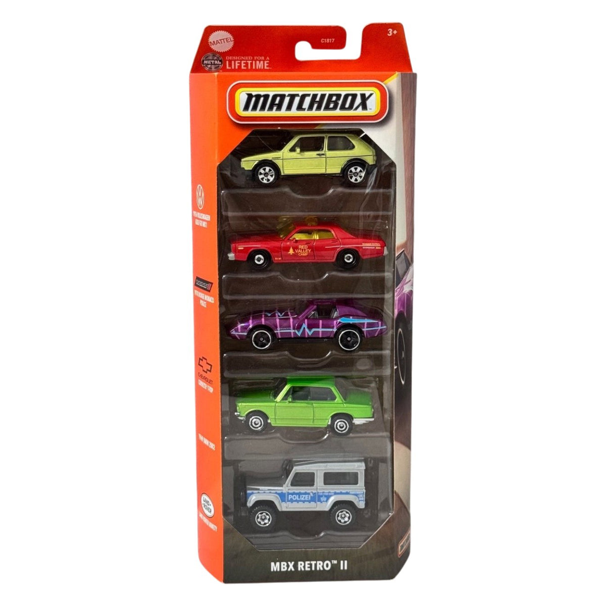 Matchbox MBX Retro II 5-Pack Die-Cast Vehicles