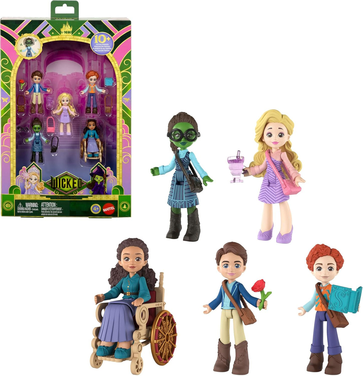 Mattel Wicked Students of Shiz 5-Doll Multipack with Accessories