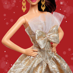 Barbie Signature 2025 Holiday Doll – Silver & Gold Gown