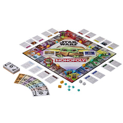 Hasbro Monopoly: The Mandalorian Edition Bilingual Board Game