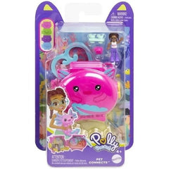 Polly Pocket Axolotl Pet Compact Playset | Collectible Mini World