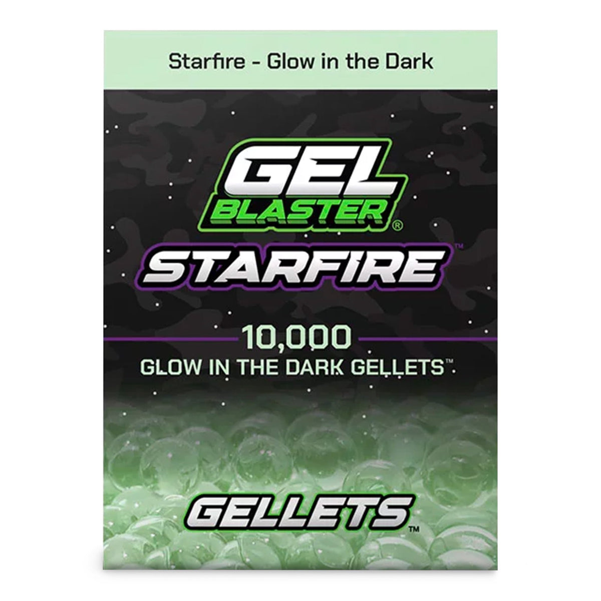 Gel Blaster Starfire Glow-in-the-Dark Gellets Water Bead Ammo 10K
