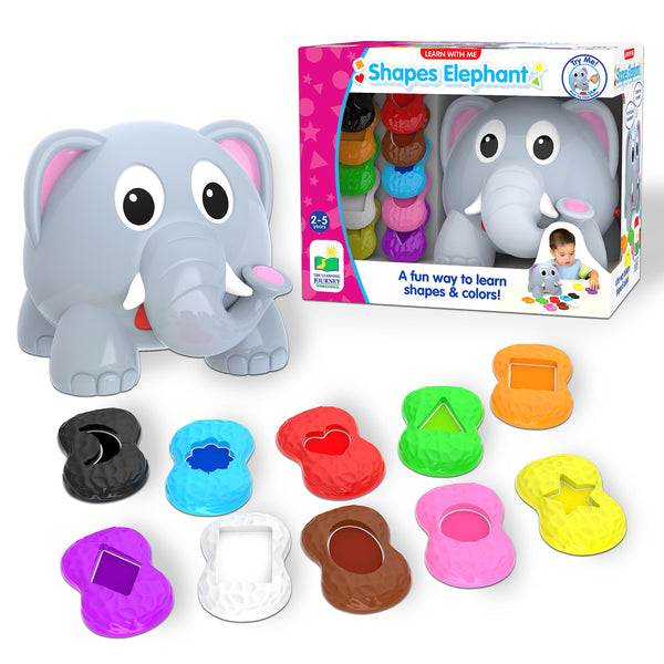 The Learning Journey Shapes Elephant | Color & Shape Learning Toy