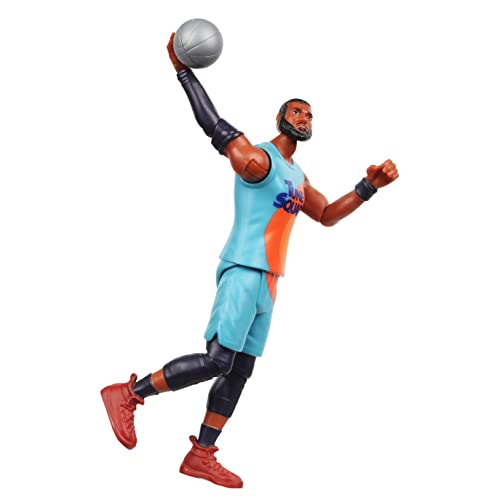 Moose Toys Space Jam: A New Legacy - Baller Action Figure - 5" Lebron James with Acme Rocket Pack 4000