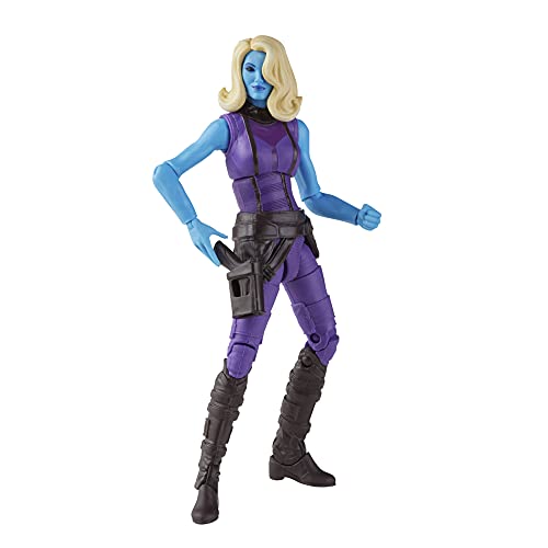 Marvel Legends Series 6-inch Scale Action Figure Toy Heist Nebula, Premium Design, 1 Figure, 1 Accessory, and 2 Build-a-Figure Parts