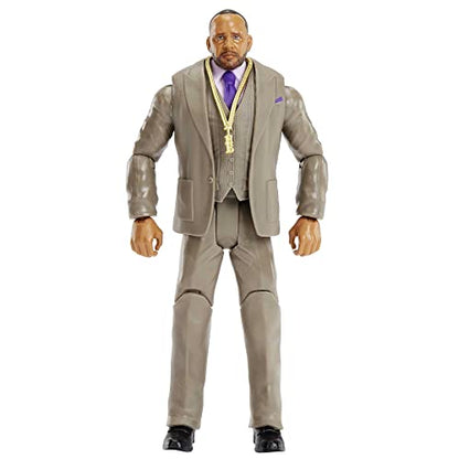 Mattel WWE Basic Action Figure, MVP, Posable 6-inch Collectible for Ages 6 Years Old & Up