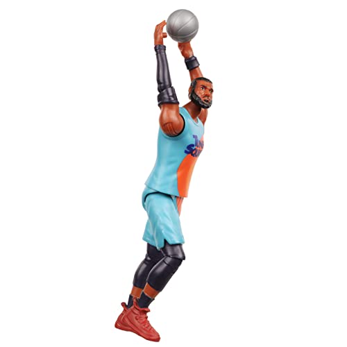 Moose Toys Space Jam: A New Legacy - Baller Action Figure - 5" Lebron James with Acme Rocket Pack 4000