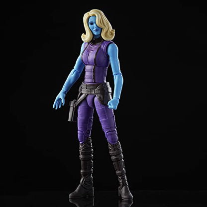 Marvel Legends Series 6-inch Scale Action Figure Toy Heist Nebula, Premium Design, 1 Figure, 1 Accessory, and 2 Build-a-Figure Parts