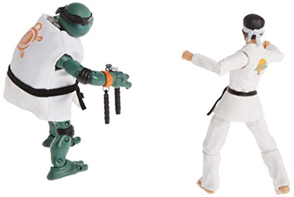 Teenage Mutant Ninja Turtles vs. Cobra Kai Mikey vs. Daniel LaRusso 2 Pack