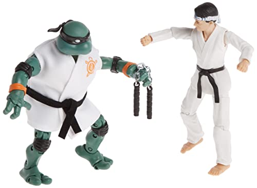 Teenage Mutant Ninja Turtles vs. Cobra Kai Mikey vs. Daniel LaRusso 2 Pack