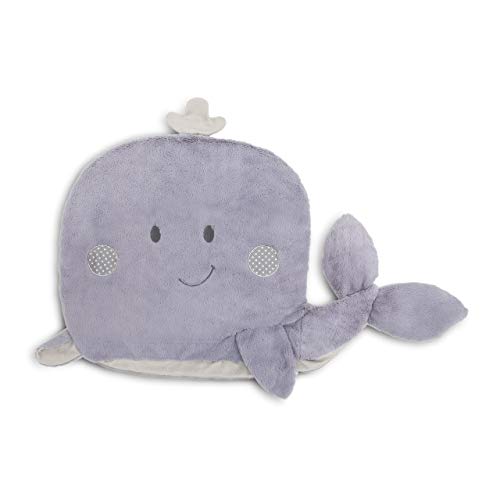 DEMDACO Charming Whale Soft Purple 36 x 22 Polyester Fabric Early Development Playmat