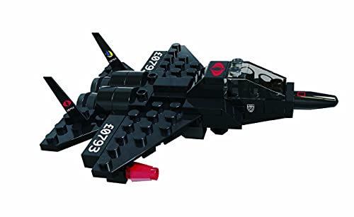 Forever Clever GI Joe Skystriker & Night Raven Jet Fighter Construction Set (150 Total Pieces)