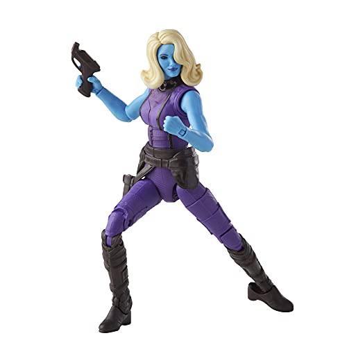 Marvel Legends Series 6-inch Scale Action Figure Toy Heist Nebula, Premium Design, 1 Figure, 1 Accessory, and 2 Build-a-Figure Parts