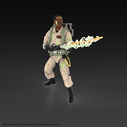 Ghostbusters Plasma Series Glow-in-The-Dark Winston Zeddemore Toy 15-Cm-Scale Collectible Classic 1984 Figure, Ages 4 and Up, Multicolor, F4851