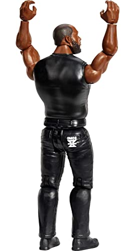 WWE Basic Omos Action Figure, Posable 6-inch Collectible for Ages 6 Years Old & Up