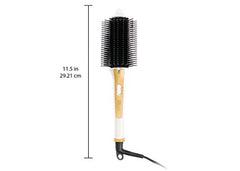 Tru Beauty, 2-in-1 Hot Styling Brush, Ionic Tourmaline Barrel - White/Gold