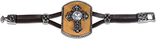 Kerusso Faith Gear Cross Rhinestone ContempoBracelet Bracelet -