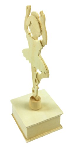 MasterPieces Works of Ahhh Musical Dancers Wood Paint Kit, Set of 2