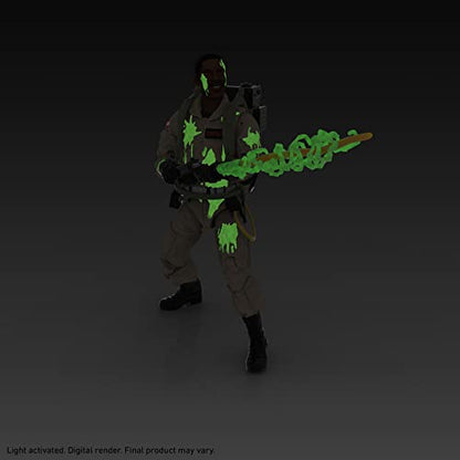 Ghostbusters Plasma Series Glow-in-The-Dark Winston Zeddemore Toy 15-Cm-Scale Collectible Classic 1984 Figure, Ages 4 and Up, Multicolor, F4851