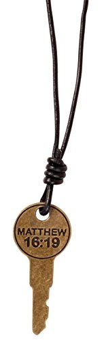 Kerusso Faith Gear Key CrossNecklace Necklace -