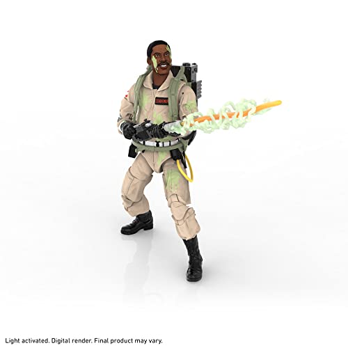 Ghostbusters Plasma Series Glow-in-The-Dark Winston Zeddemore Toy 15-Cm-Scale Collectible Classic 1984 Figure, Ages 4 and Up, Multicolor, F4851